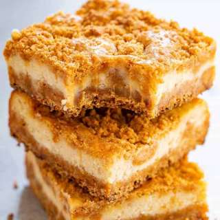 Butterscotch Graham Cracker Cheesecake Bars