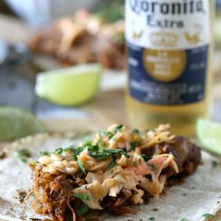 Ginger Beer Pulled Pork Tacos