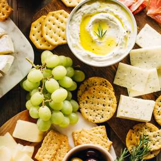 Fried Garlic and Rosemary Dip