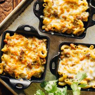 Chile Verde Mac and Cheese