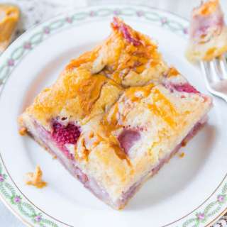 Peanut Butter-Swirled Strawberry Cake
