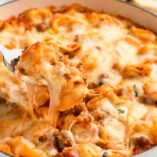 Baked Tortellini with Sausage