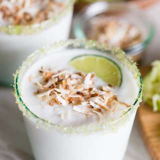 Coconut Lime Frozen Margarita