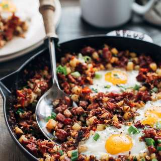Corned Beef Hash and Eggs