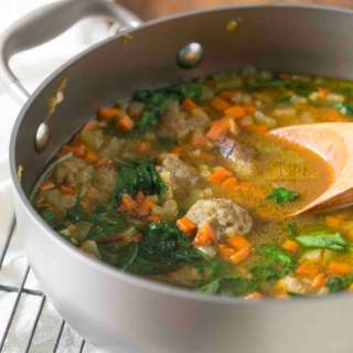 Small Batch Italian Wedding Soup