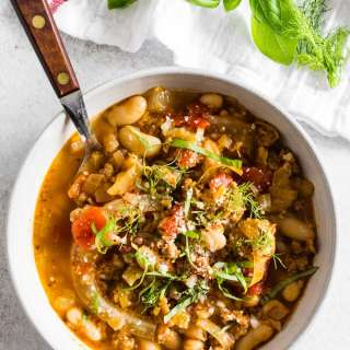 Italian Sausage Fennel White Bean Soup
