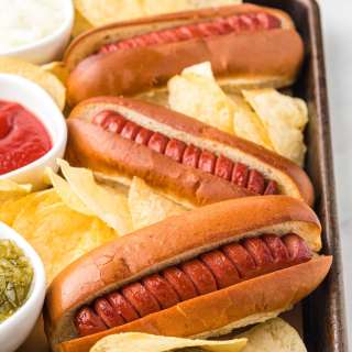 Air Fryer Hot Dogs