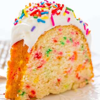 Homemade Funfetti Bundt Cake