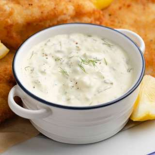 Homemade Tartar Sauce with Pickle Relish