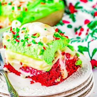 Christmas Red Velvet Poke Cake