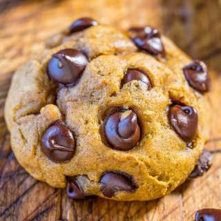 Soft and Chewy Pumpkin Chocolate Chip Cookies
