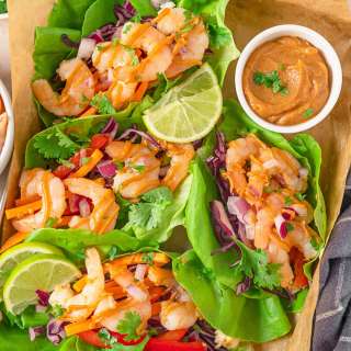 Shrimp Lettuce Wraps