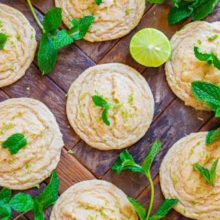 Soft and Chewy Mojito Cookies