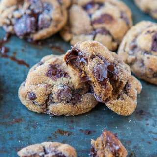 Chewy Molasses Chocolate Chip Cookies