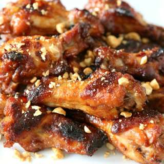 Peanut Butter and Jelly Chicken Wings