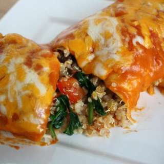 Vegetable Quinoa Enchiladas
