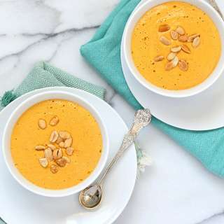 Vegan Carrot Peanut Soup
