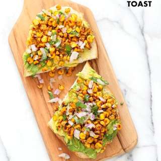 Chipotle Roasted Corn Avocado Toast