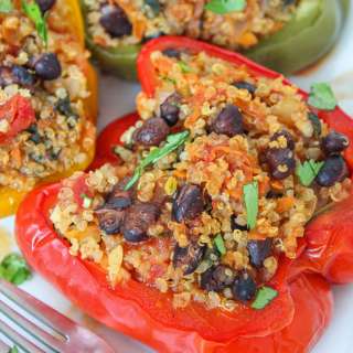 Veggie Black Bean Stuffed Peppers