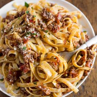 Slow Cooker Parmesan Meat Sauce