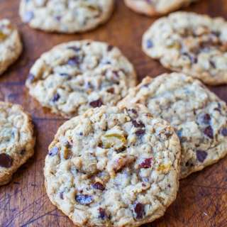 Slice-and-Bake Oatmeal Raisin Chocolate Chip Cookies
