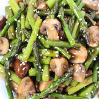 Asparagus Mushroom Stir-Fry