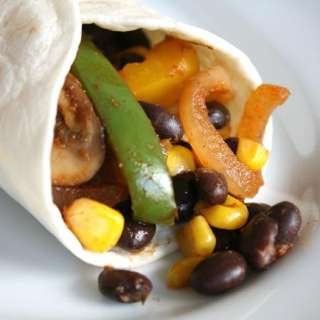 Corn and Black Bean Fajitas