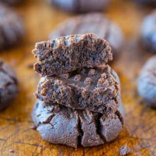 Thick and Soft Chocolate Peanut Butter Cookies