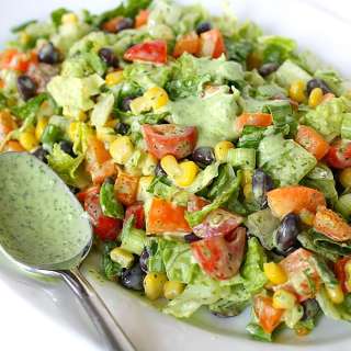 Southwestern Chopped Salad with Cilantro-Lime Dressing