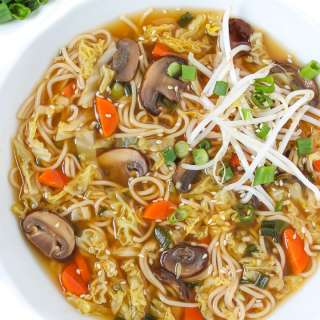 Asian Noodle Soup (Vegan)