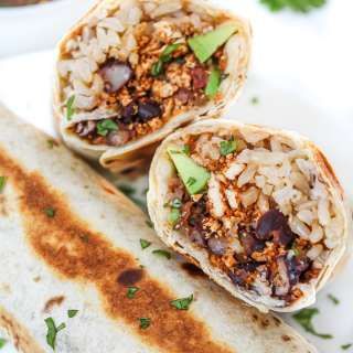 Southwest Tofu Burrito