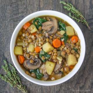 Rustic Lentil Potato Soup