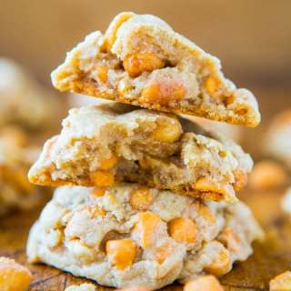 Soft and Chewy Honey Roasted Peanuts and Butterscotch Chip Cookies