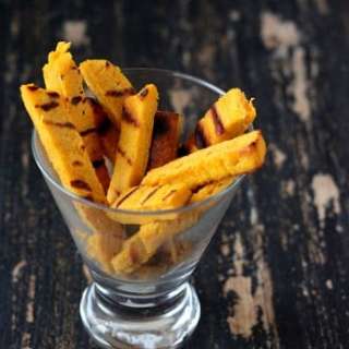 Chickpea Kabocha Fries. Vegan Glutenfree Recipe Fat-free option
