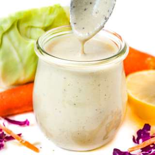 Vegan Coleslaw Dressing (Oil-Free!)