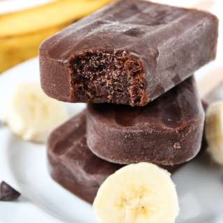 Chocolate Banana Popsicle (Fudgy, Vegan!)