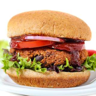 Black Bean Walnut Burger (Vegan, Oil-Free!)