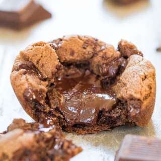 Chocolate Lava Nutella Cookies