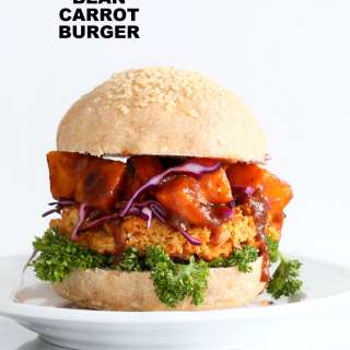 Peanut Carrot White Bean Burgers