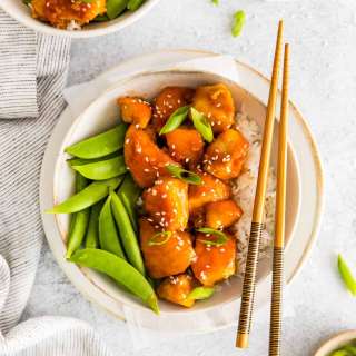 Honey Garlic Chicken Bowls