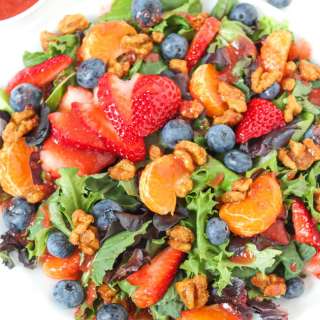 Berry Crunch Salad with Candied Nuts