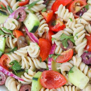 Vegan Italian Pasta Salad (Oil-Free!)