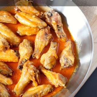 Baked Garlic Buffalo Wings