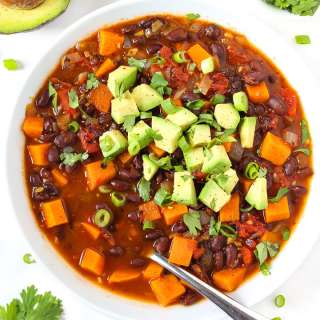Sweet Potato Black Bean Chili