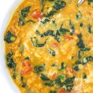 Vegan Coconut Curry Lentil Soup