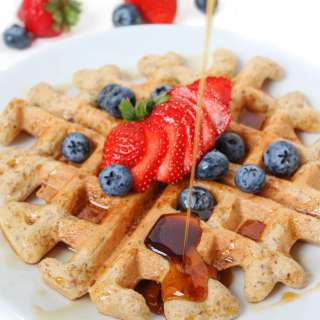 Vegan Gluten-Free Waffles (Oil-Free!)