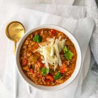 Instant Pot Stuffed Pepper Soup