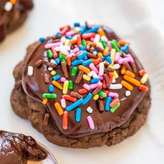 Chocolate Ganache Chocolate Cookies