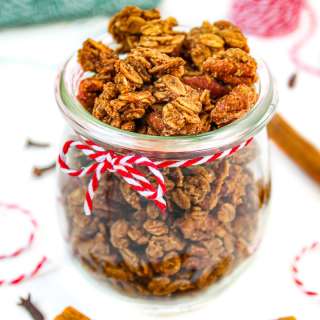 Gingerbread Granola (Vegan, Oil-Free!)