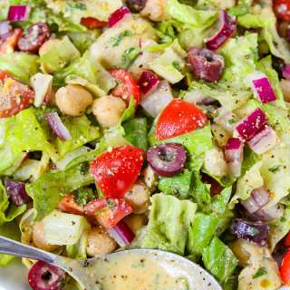 Vegan Italian Chopped Salad (Oil-Free!)